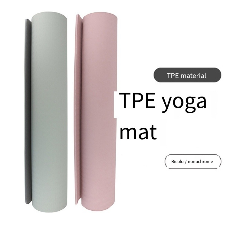 Ροζ ελαφρύ TPE Yoga Mat ανθεκτικό αντιγλιστρούμενο Custom Logo για Yoga Pilates