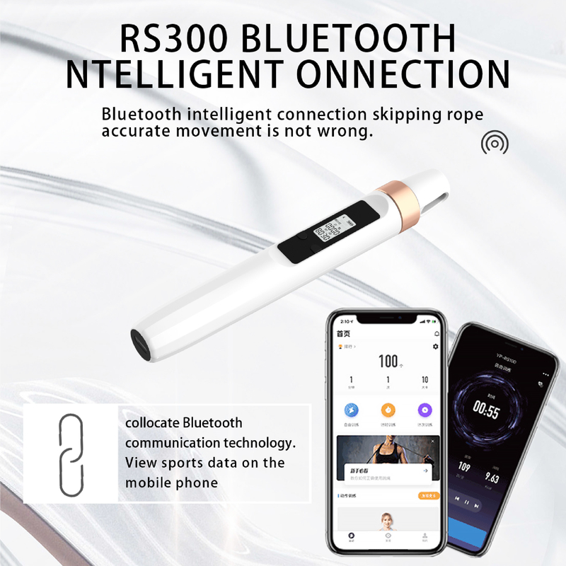 Η έξυπνη εφαρμογή Bluetooth μετράει πηδώντας σχοινί Οικογενειακή ακριβής μέτρηση Εκπαίδευση καύση λίπους για να χάσετε βάρος